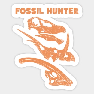 Fossil Hunter Vegan Dinosaurs Sticker